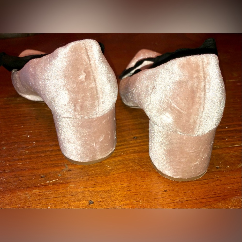 JCREW VELVET HEELS w Bow - Picture 6 of 10